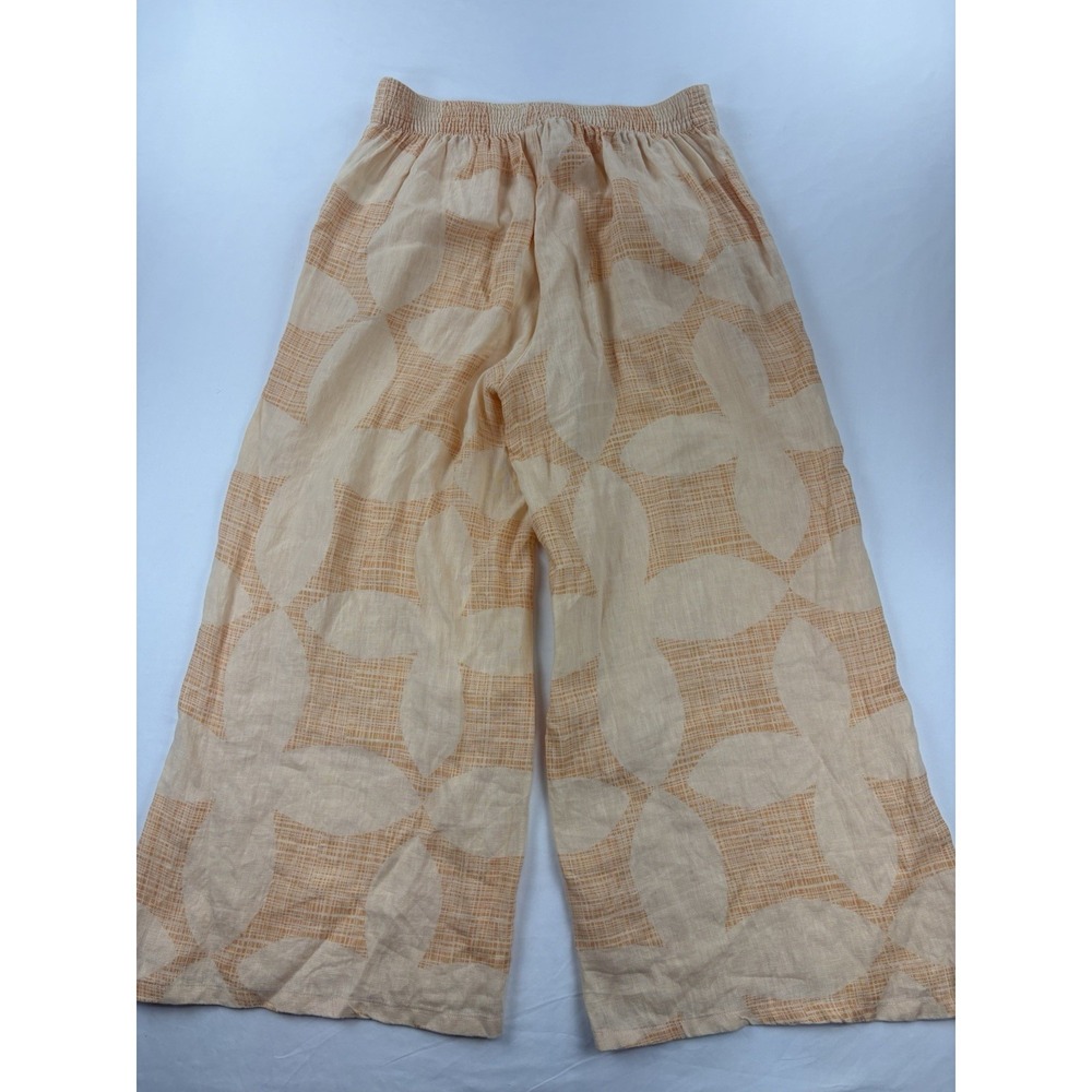 Joie Palazzo 100% Linen pants, Peach/Orange Women's Medium